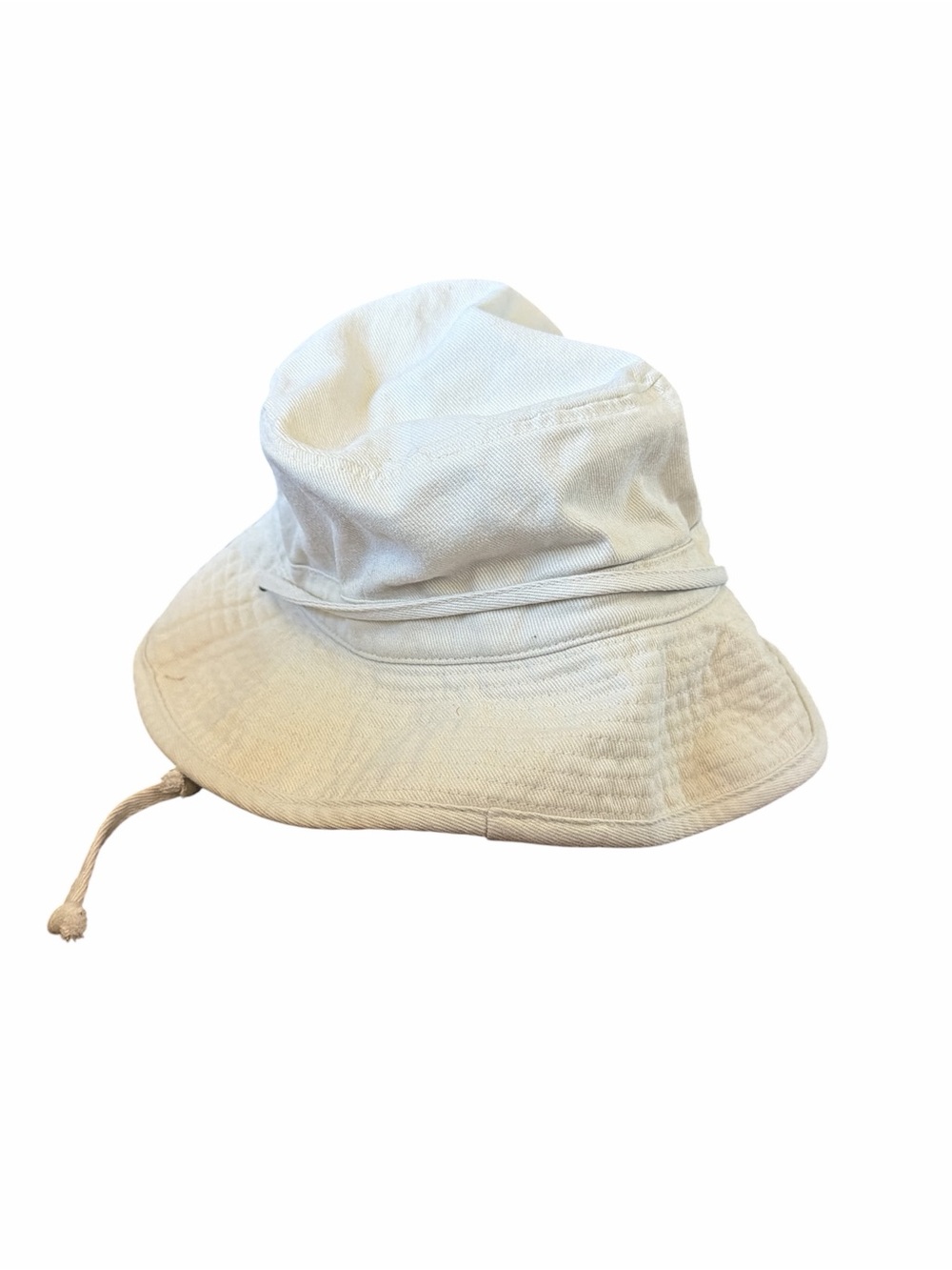 Cottage Core Coastal Nautical Women’s cotton summer bucket hat Large